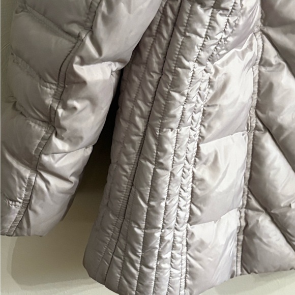 London Fog Down Jacket-Gray—Petite Large - Picture 11 of 11